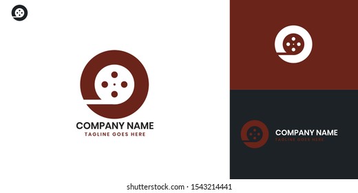 Film logo - All elements on this template are editable with vector software, suitable for Film or movie Business / Industry.