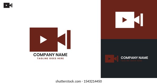 Film logo - All elements on this template are editable with vector software, suitable for Film or movie Business / Industry.