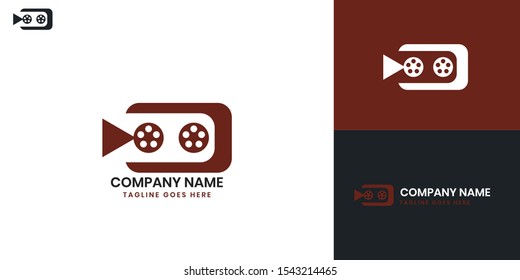 Film logo - All elements on this template are editable with vector software, suitable for Film or movie Business / Industry.