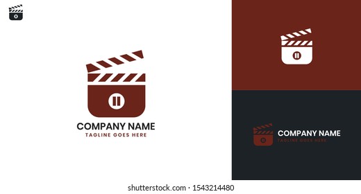 Film logo - All elements on this template are editable with vector software, suitable for Film or movie Business / Industry.