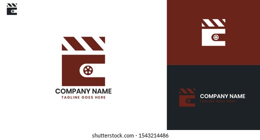 Film logo - All elements on this template are editable with vector software, suitable for Film or movie Business / Industry.
