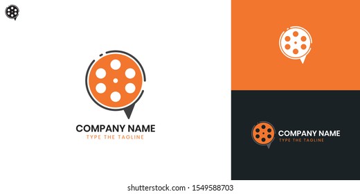 Film logo - All elements on this template are editable with vector software, suitable for Film or movie Business / Industry.