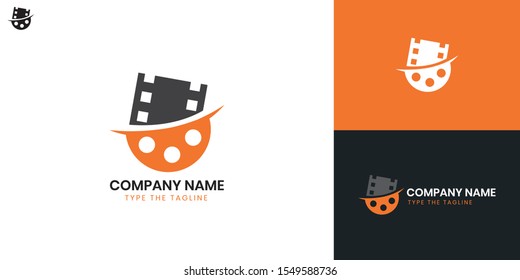 Film logo - All elements on this template are editable with vector software, suitable for Film or movie Business / Industry.