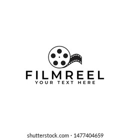 Film logo design template vector isolated illustration