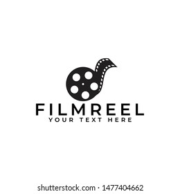 Film logo design template vector isolated illustration