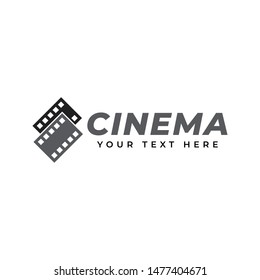 Film logo design template vector isolated illustration