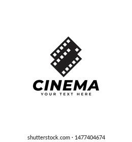 Film logo design template vector isolated illustration