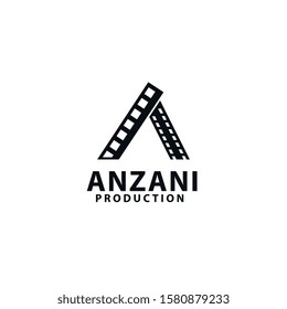 Film logo template design vector illustration