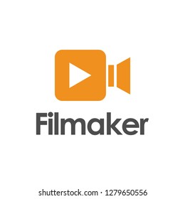 Film Maker logo design inspiration with circle concept