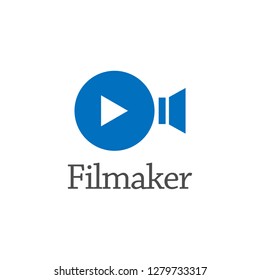 Film Maker logo design inspiration with circle concept