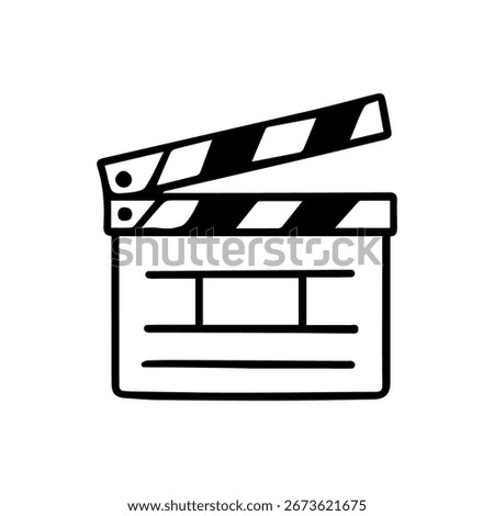 Film making Clapper Board Icon