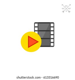 Film media play icon