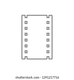 Film or Medias icon. Element of cyber security for mobile concept and web apps icon. Thin line icon for website design and development, app development