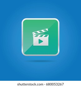 Film or Movie Clapper Icon