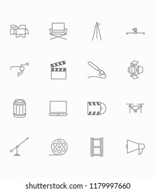 Film / Movie Icon Set - Icon Set - Vector