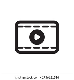Film Movie Icon Vector Trendy