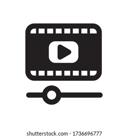 Film Movie Icon Vector Trendy