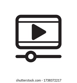 Film Movie Icon Vector Trendy
