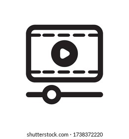 Film Movie Icon Vector Trendy