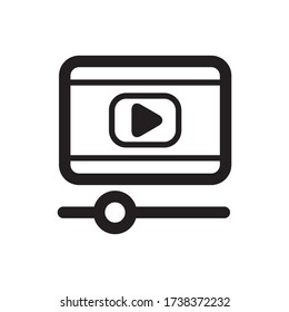 Film Movie Icon Vector Trendy