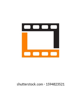 Film or movie maker company logo design inspiration vector template