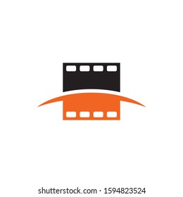 Film or movie maker company logo design inspiration vector template