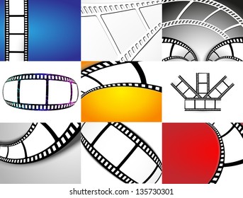 Film, movie, photo, filmstrip, cinema