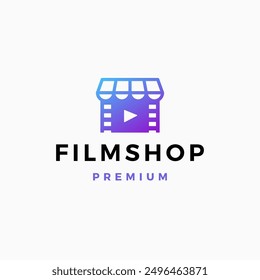 Film Movie Shop Logo, Vektorgrafik	
