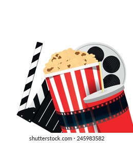 Film object on white background
