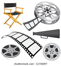 film objects vector