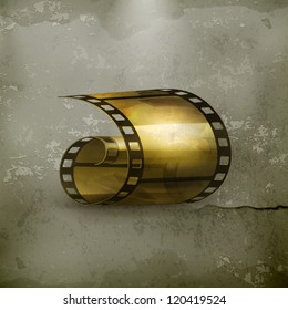 Film, old-style vector