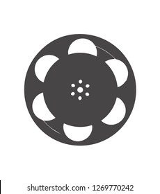 Film on a white background. Vector image
