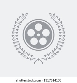 Film or photo award symbol icon