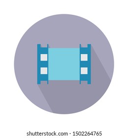 Film pictogram flat icon - From Movie and film icons set
