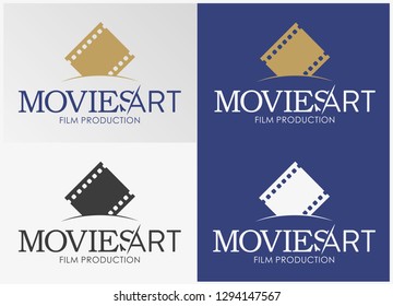 Film Production - Cinema Show Business, Movies & Art - Logo Vector Template