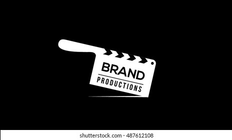 Film production vector logo template. Cinema logo.