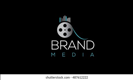 Film Production Vector Logo Template. Cinema Logo.