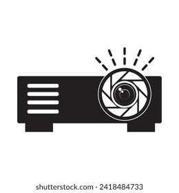 film projector icon vector illustrator design