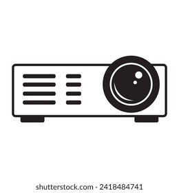 film projector icon vector illustrator design