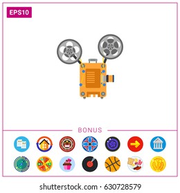 Film Projector Vector Icon