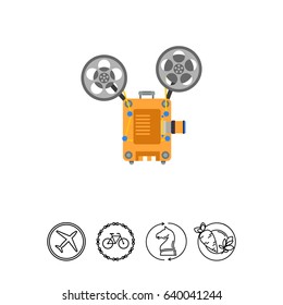 Film Projector Vector Icon