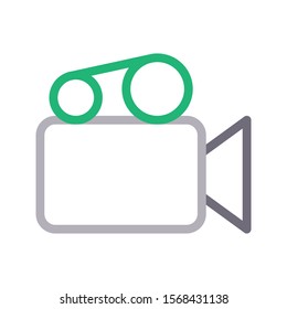 film projector  vector thin line icon 