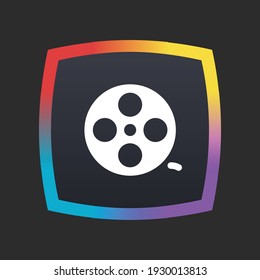 Film Reel - App Icon Button