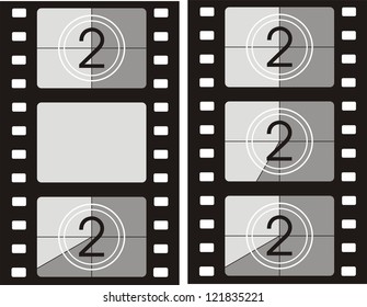 film reel background - movie frames