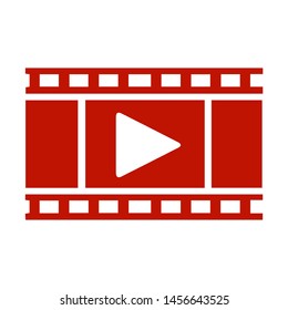 film reel icon. Logo element illustration. film reel symbol design. colored collection. film reel concept. Can be used in web and mobile