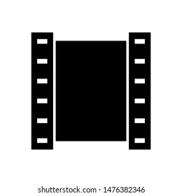 film reel icon. Logo element illustration. film reel symbol design.  film reel concept. Can be used in web and mobile. Simple icon