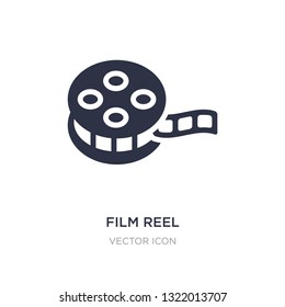 film reel icon on white background. Simple element illustration from Blogger and influencer concept. film reel sign icon symbol design.