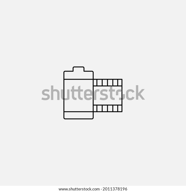 Film reel icon sign vector,Symbol, logo\
illustration for web and\
mobile