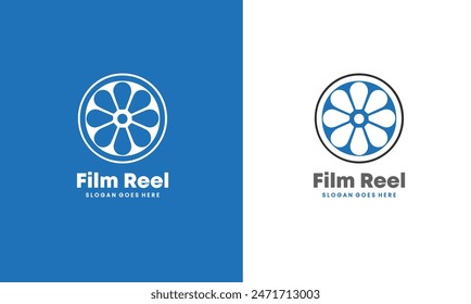 Film reel icon in vector format EPS10