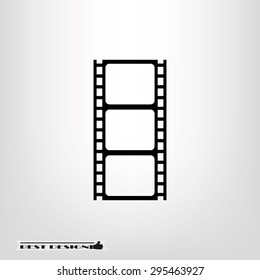 Film reel icon vector illustration eps10.